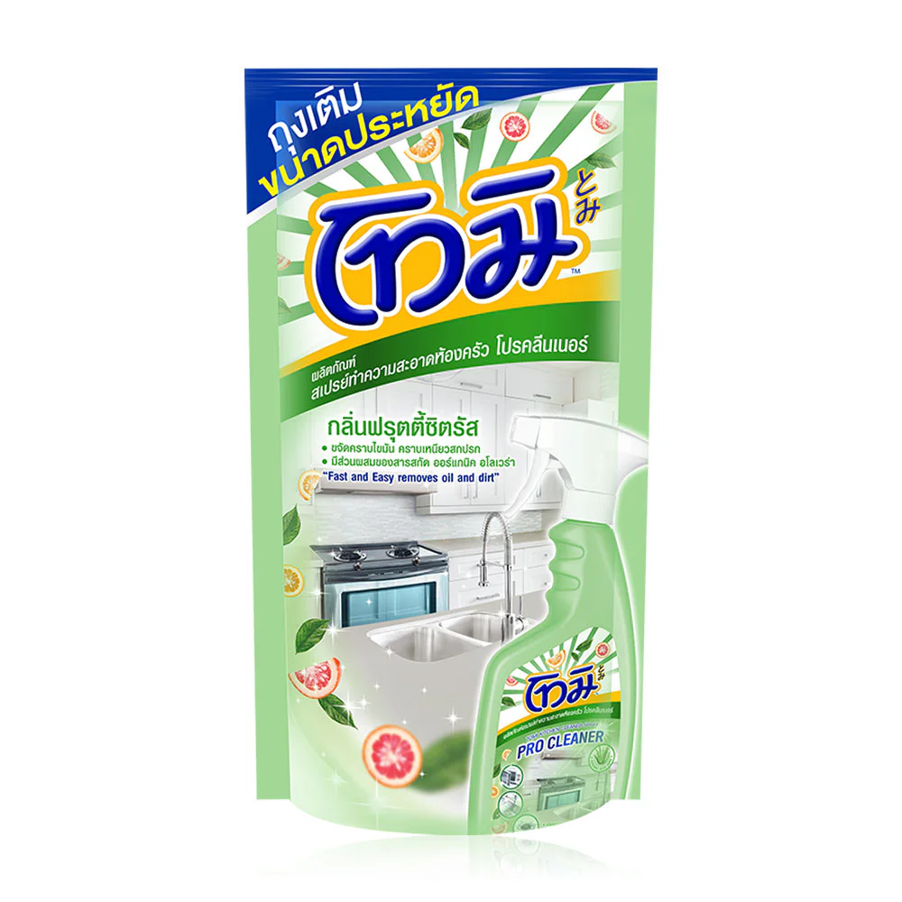 Tomi Kitchen Cleaner Spray Green Fruity Citrus 400ml