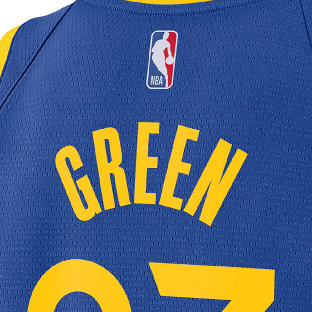 NIKE Men's Draymond Green Golden State Warriors Icon Edition 2022/23 Basketball Jersey - Blue - 2XL (US SIZE)