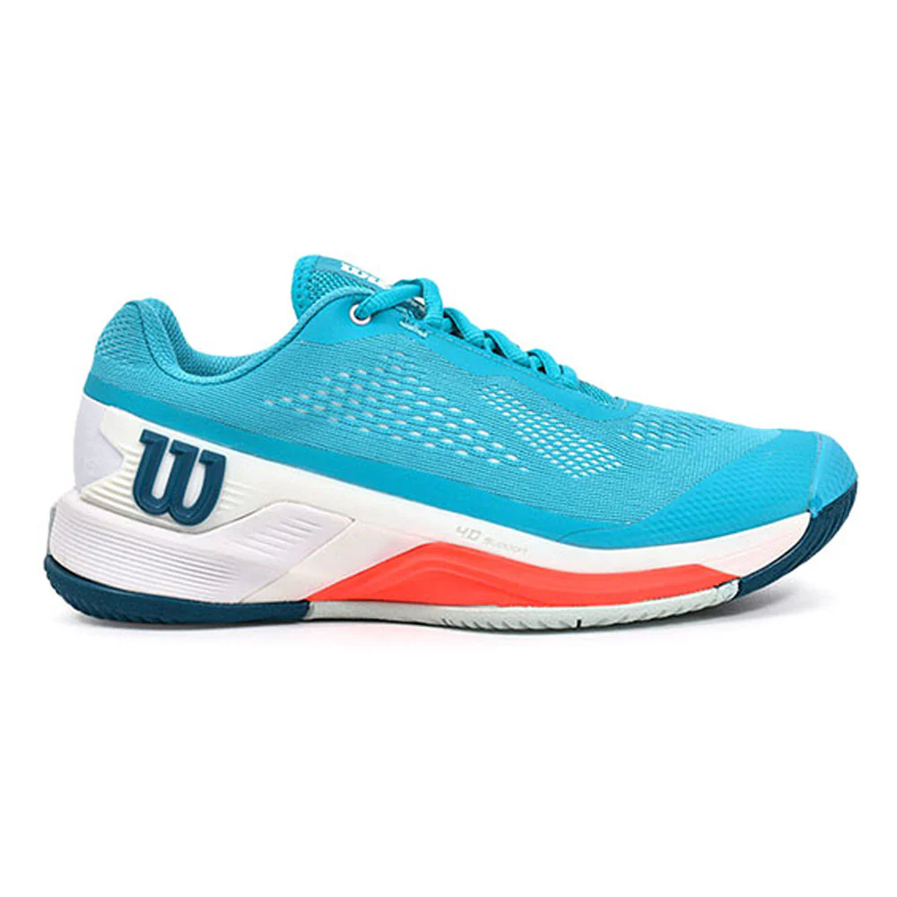 WILSON Rush Pro 4.0 Women's Tennis Shoes - Blue - US 10