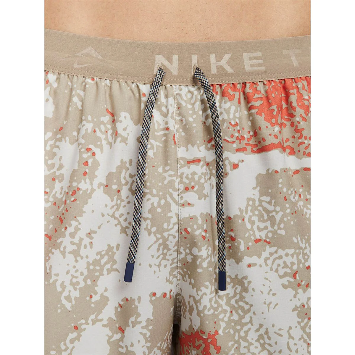 NIKE Trail Stride 7" Brief-Lined Men's Running Shorts - Brown - L (US SIZE)