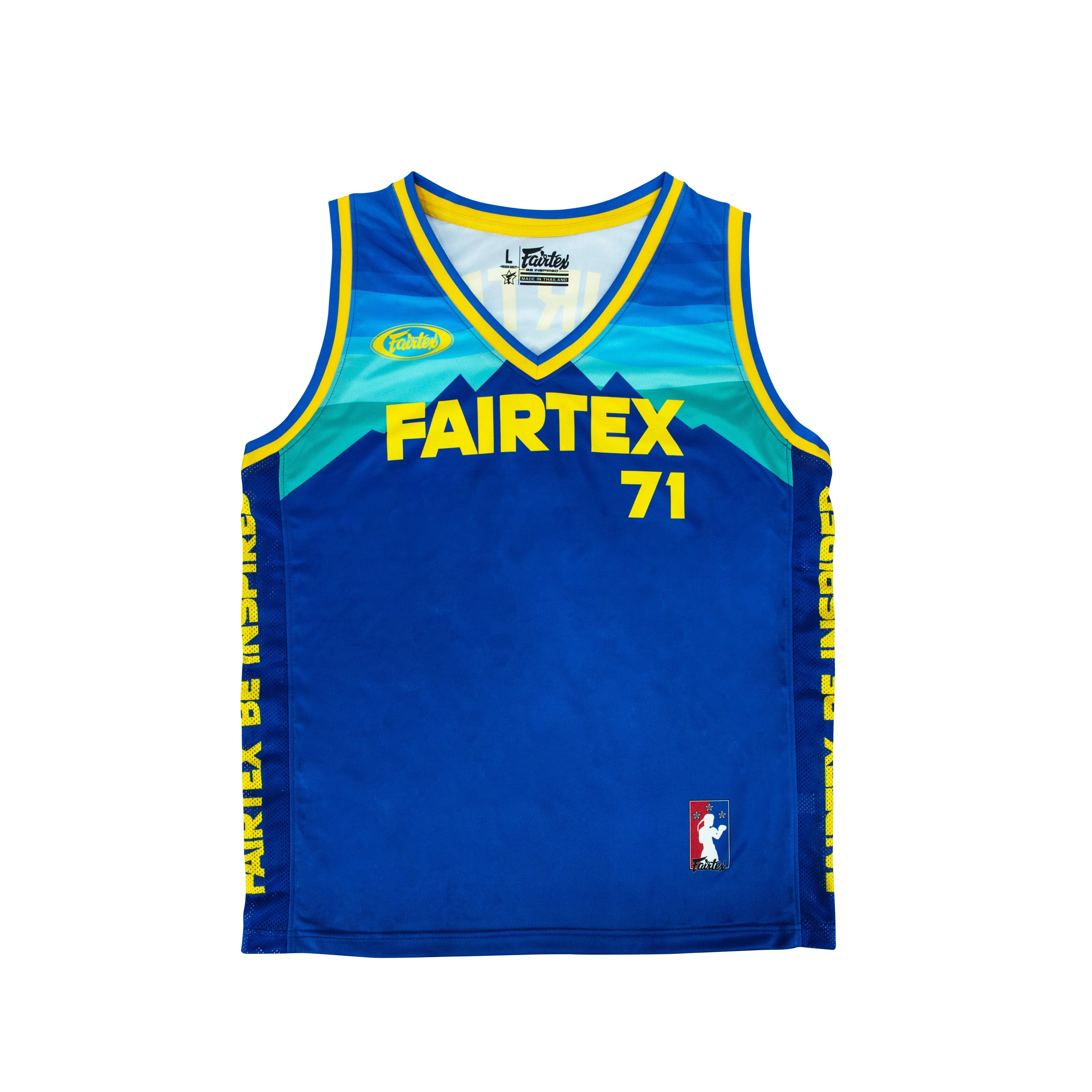 Fairtex Basketball Jersey - JS26 - Blue - Blue - L