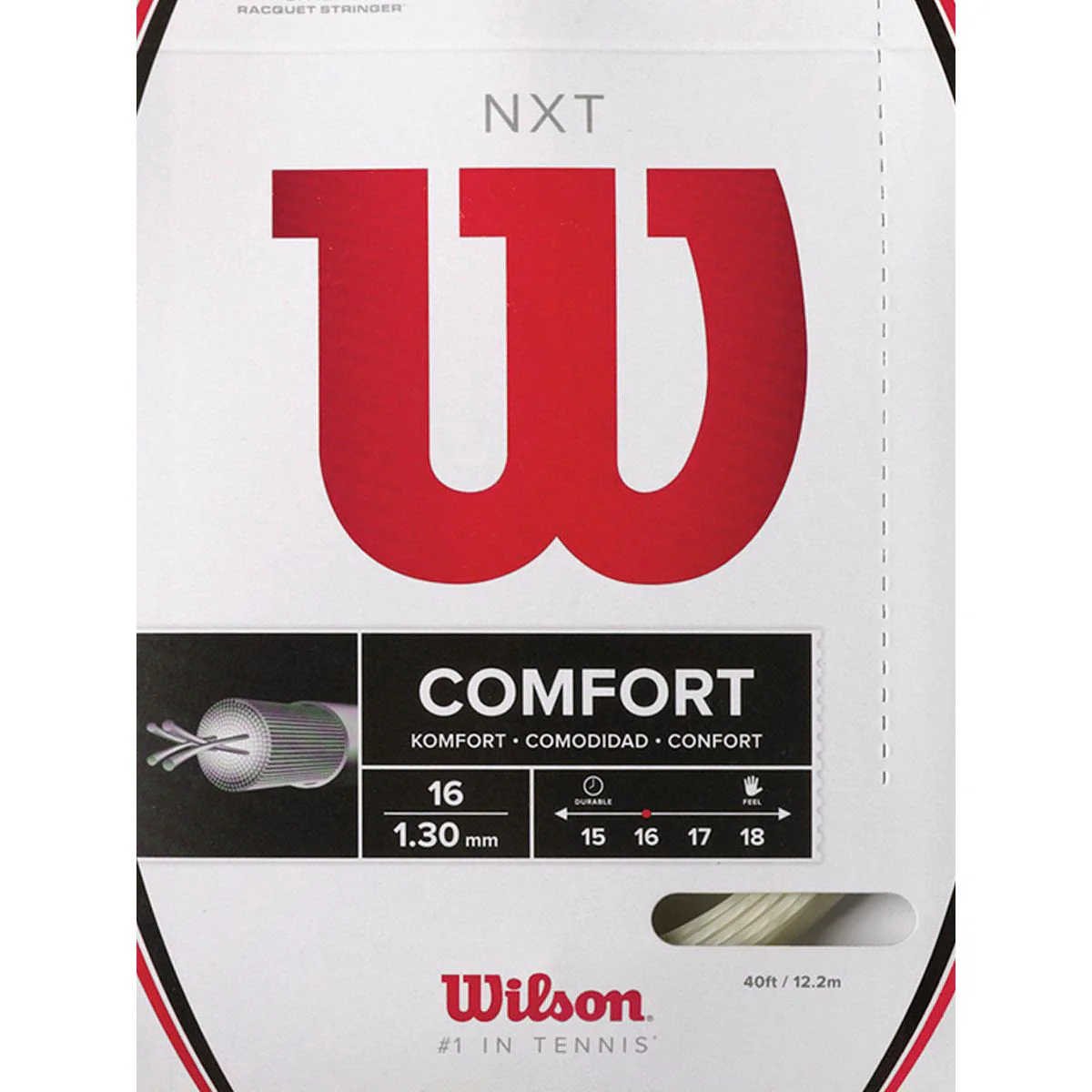 Wilson Nxt 16 Tennis String — цвет белый, размер единый размер