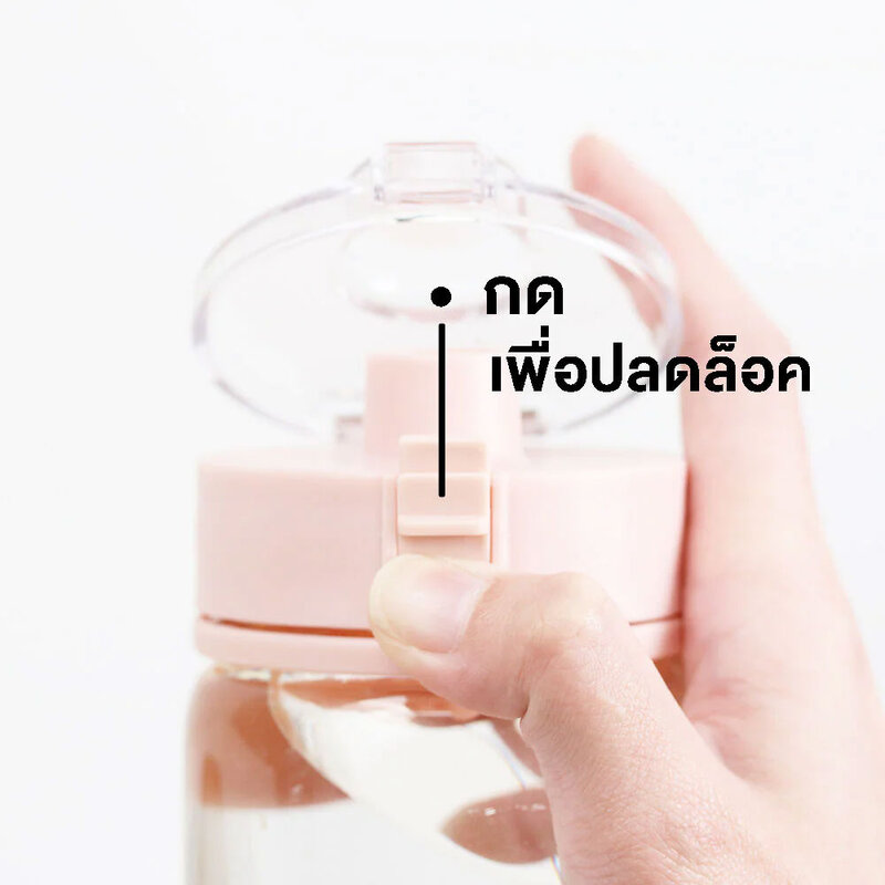 Konvy Transparent Protable Water Bottle