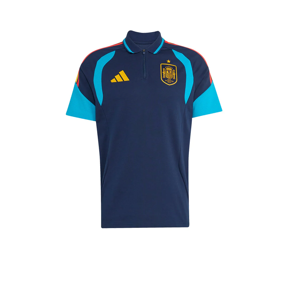 Мужской поло Adidas Spain 2026 Tiro Football — цвет синий, размер 2XL (UK SIZE)