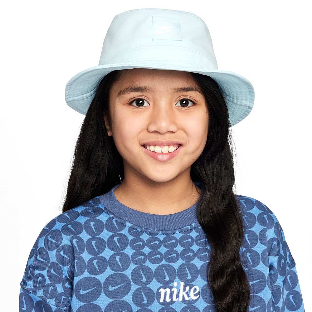 NIKE Apex Futura Kids Bucket Hat - Blue - ONE SIZE