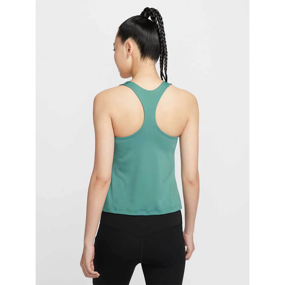 Nike Swoosh Medium-Support Padded Women's Training Tank — цвет зеленый, размер L (азиатский размер)