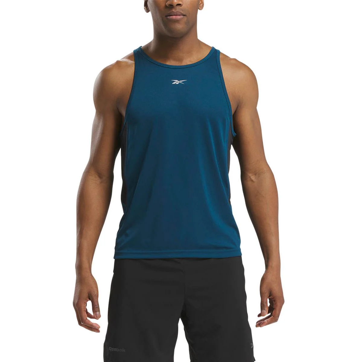 REEBOK Speedwick Singlet Men's Running Tank - Blue - L (US SIZE)