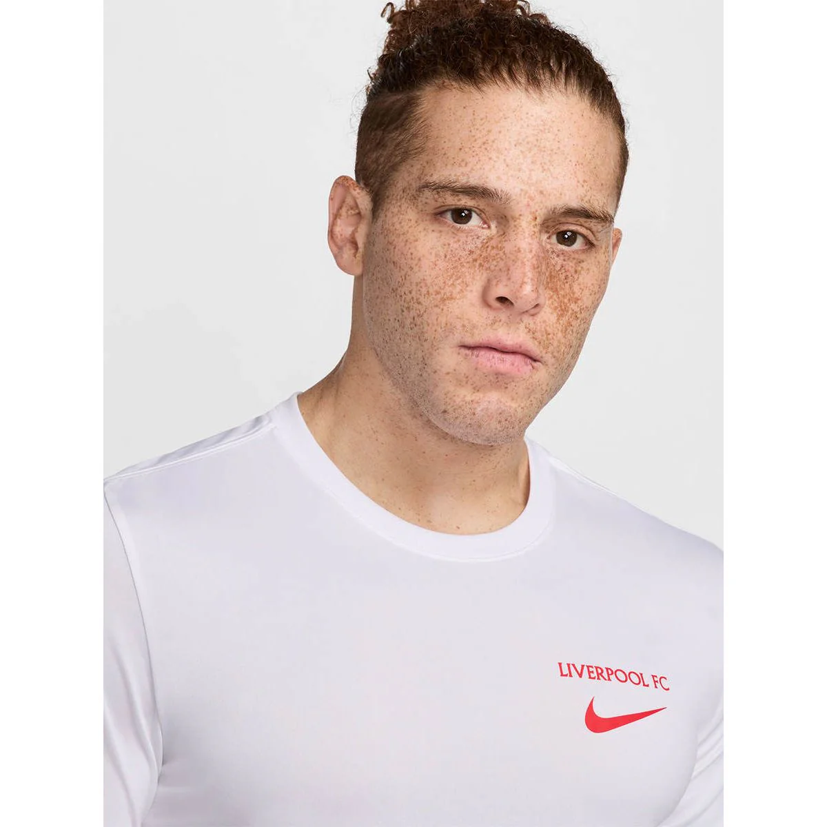 Мужская футбольная футболка Nike Liverpool Fc — цвет белый, размер 2XL (американский размер)