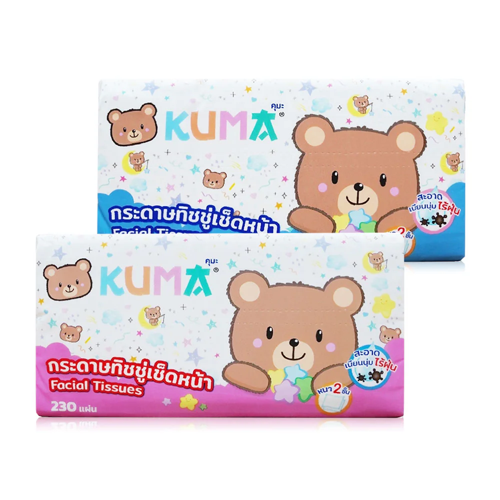 Бумажные салфетки KUMA 230 листов [Random 1 Colors]