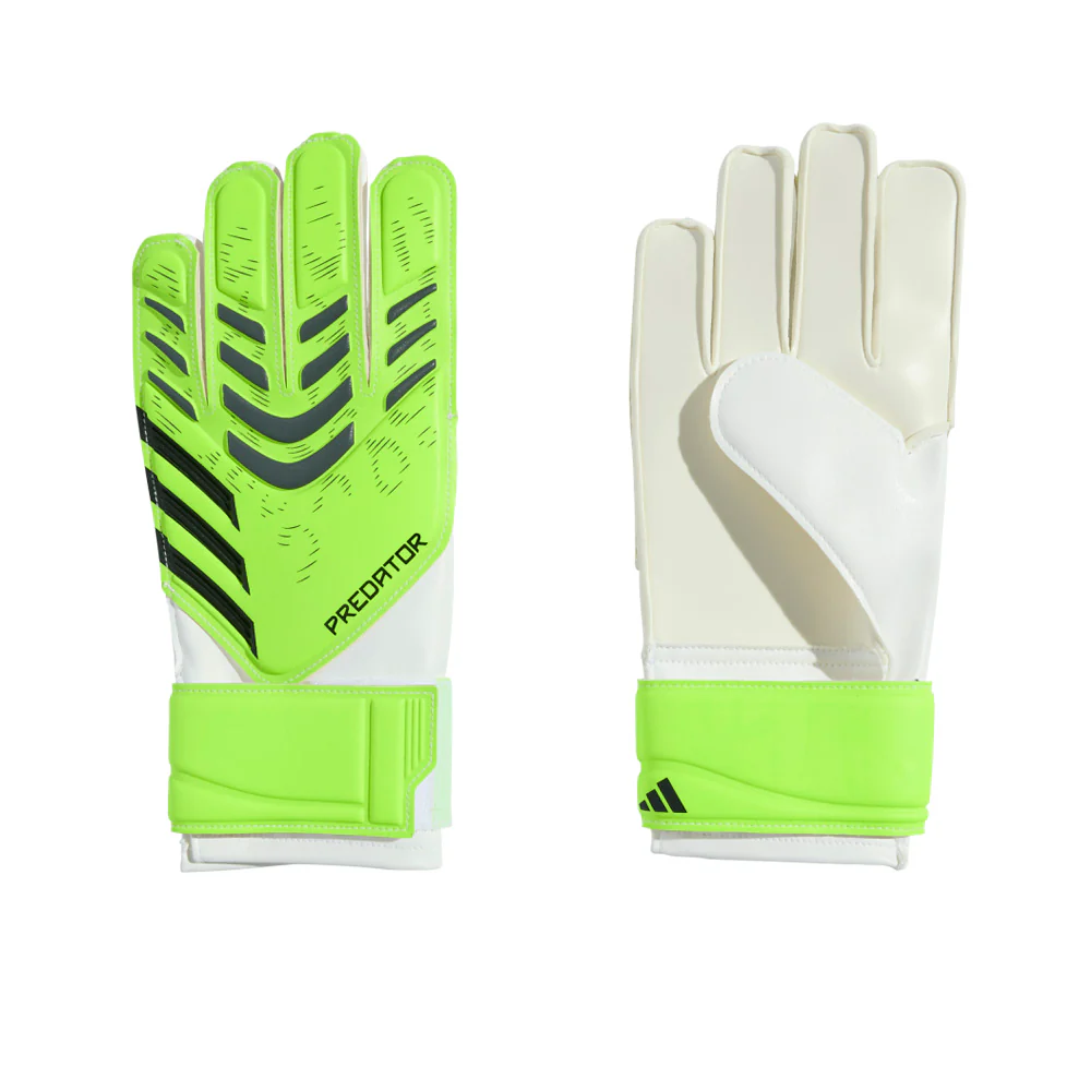 ADIDAS Predator Training Kids Goalkeeper Gloves - Green - US 4