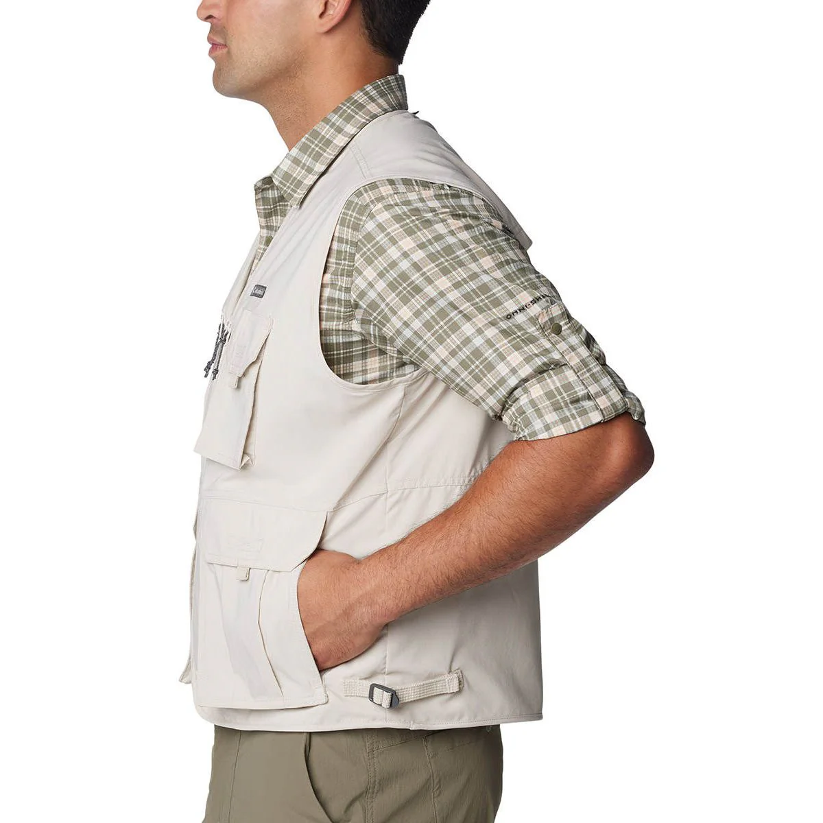 COLUMBIA Silver Ridge™ Utility Lite Novelty Men's Hiking Vest - Beige - 2XL (US SIZE)