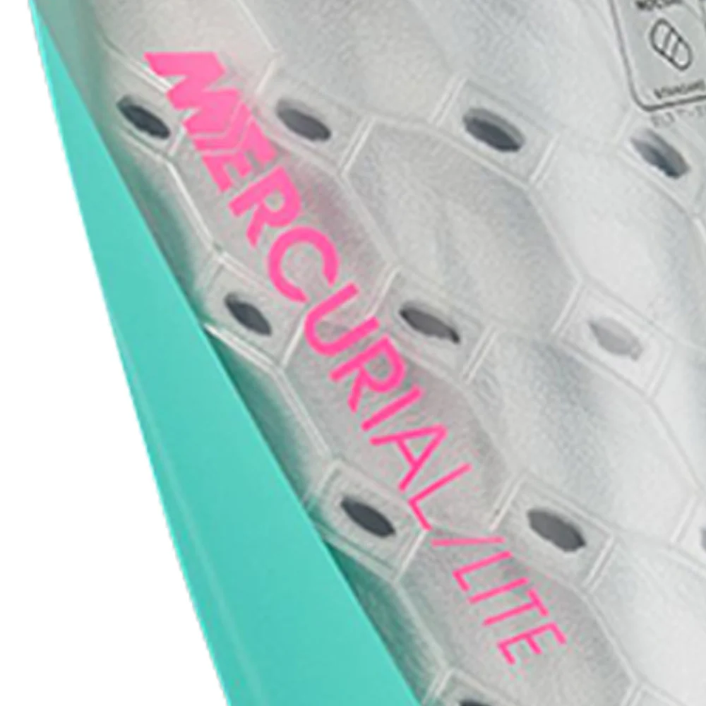 NIKE Mercurial Lite Unisex Football Shin Guards - Grey - L (US SIZE)