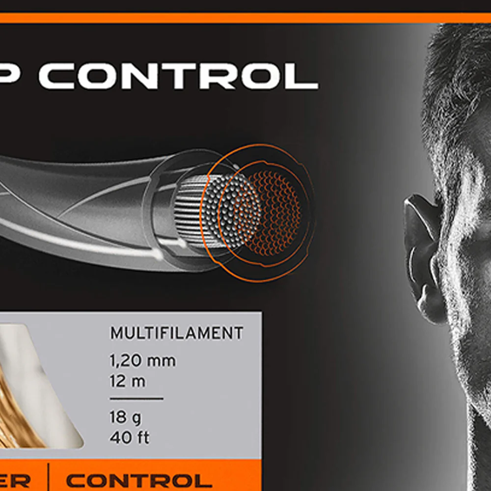 HEAD Rip Control Set 16 Tennis String - Cream - ONE SIZE