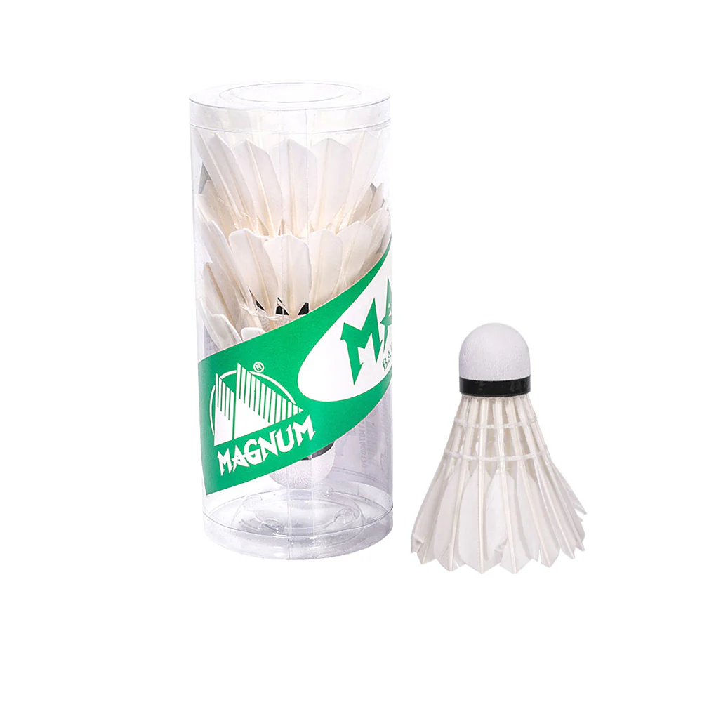 MAGNUM Service Shuttlecock (3 Pieces) - Green - ONE SIZE