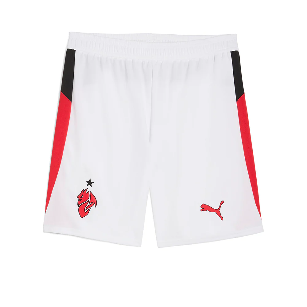 PUMA Men's AC Milan 2025/26 Football Shorts - White - 2XL (UK SIZE)