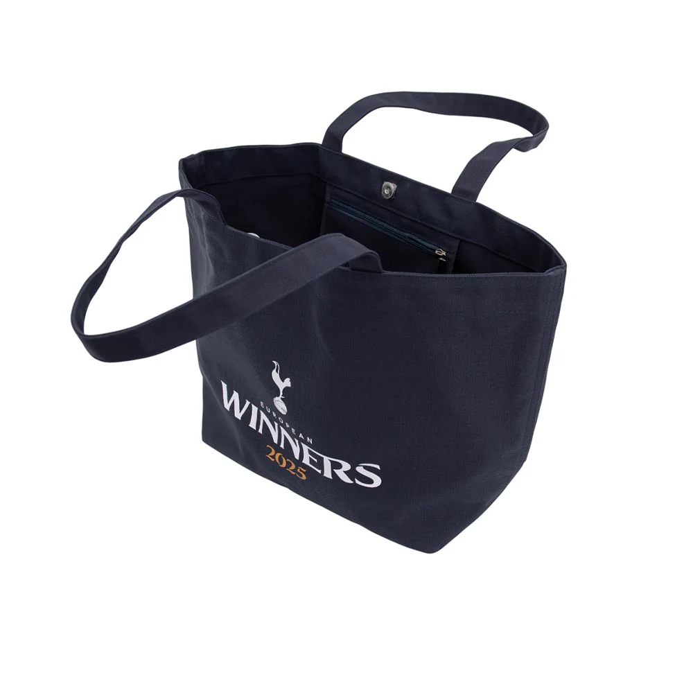 SPURS European Winners 2025 Unisex Tote Bag - Blue - ONE SIZE