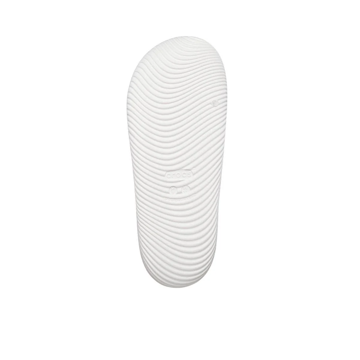 Сандалии унисекс Crocs Mellow Recovery Slide — цвет белый, Us M10/W12