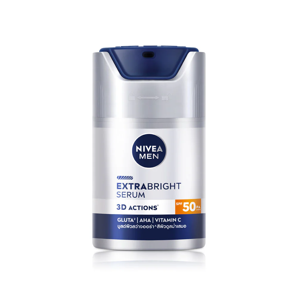 Сыворотка NIVEA Men Extra придающий сияние SPF50 PA+++ 45 мл