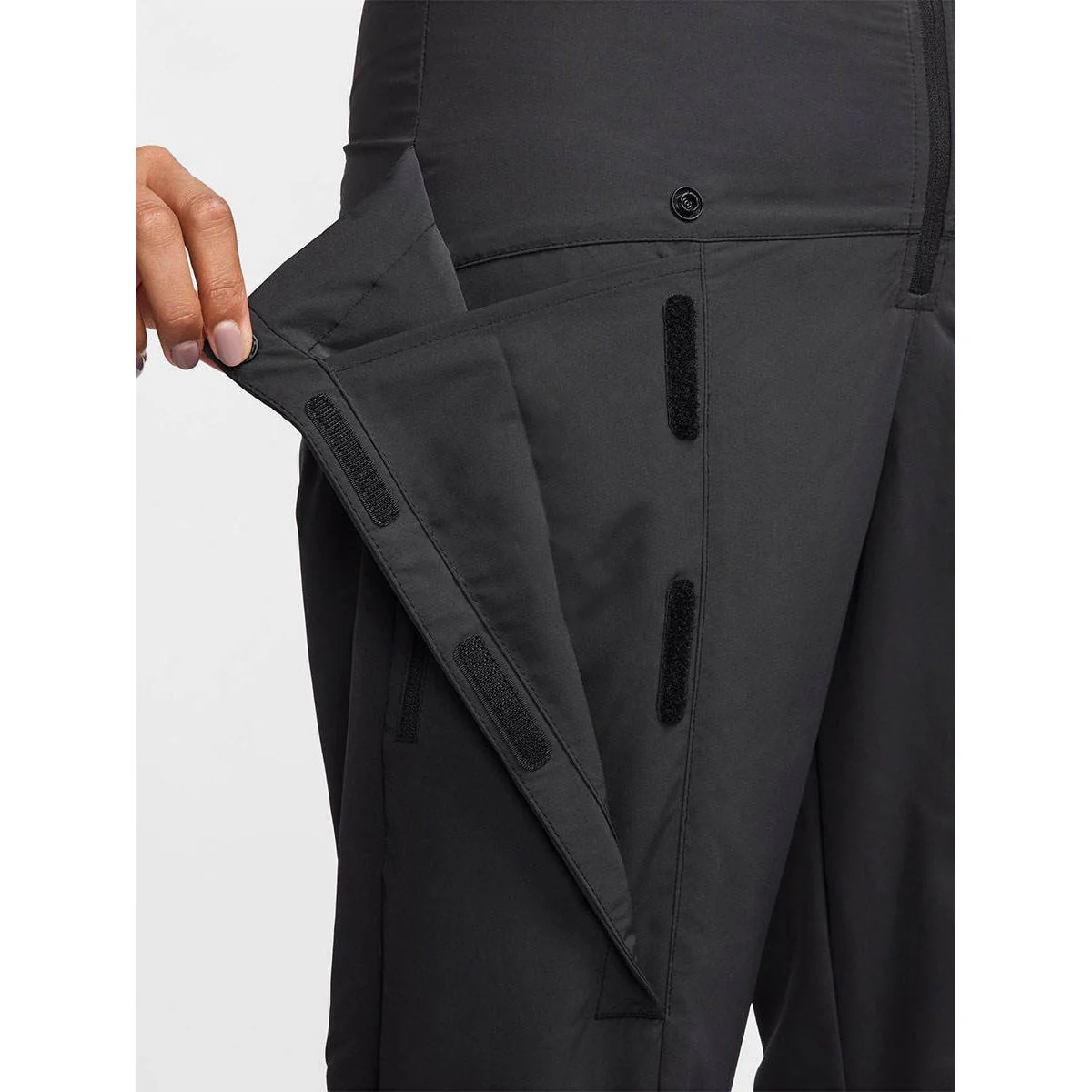 NIKE Trail Women's Repel Mid-Rise Women's Running Pants - Black - L (US SIZE)