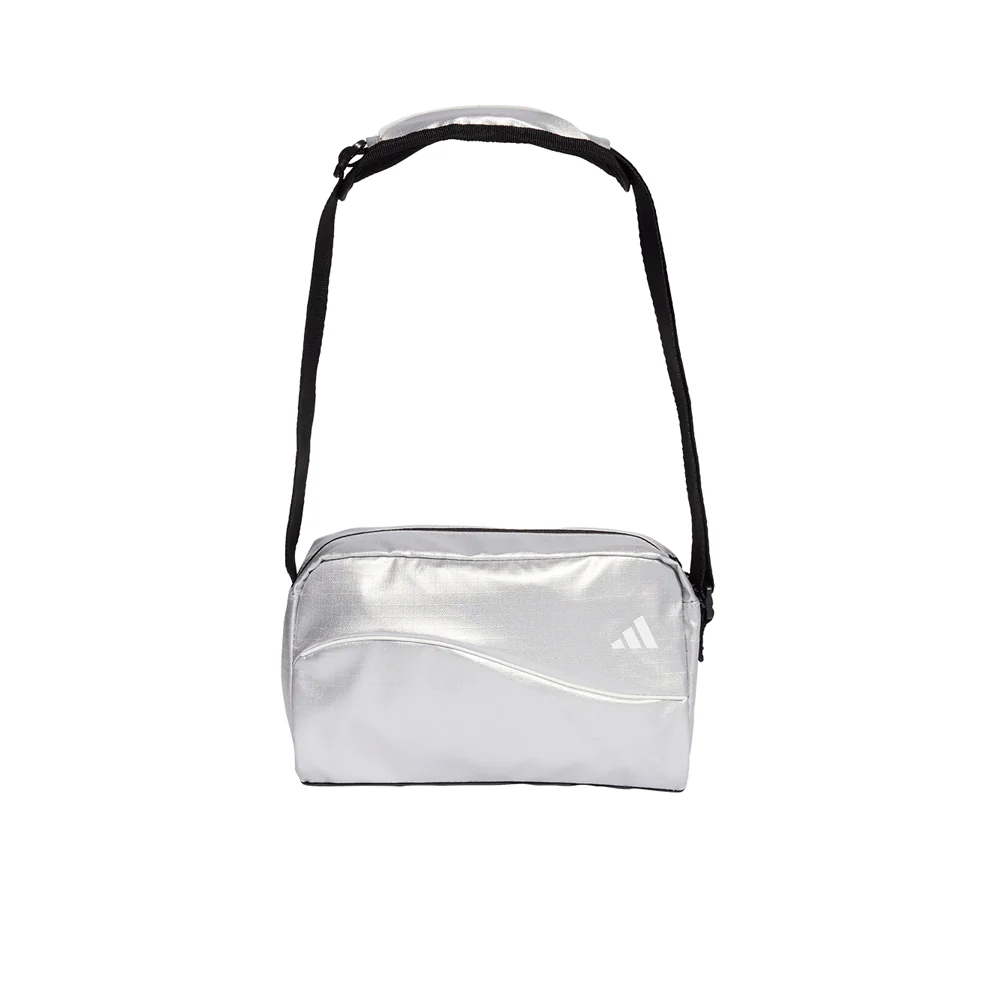ADIDAS Glow Mini Duffel Unisex Crossbody Bag - Silver - ONE SIZE