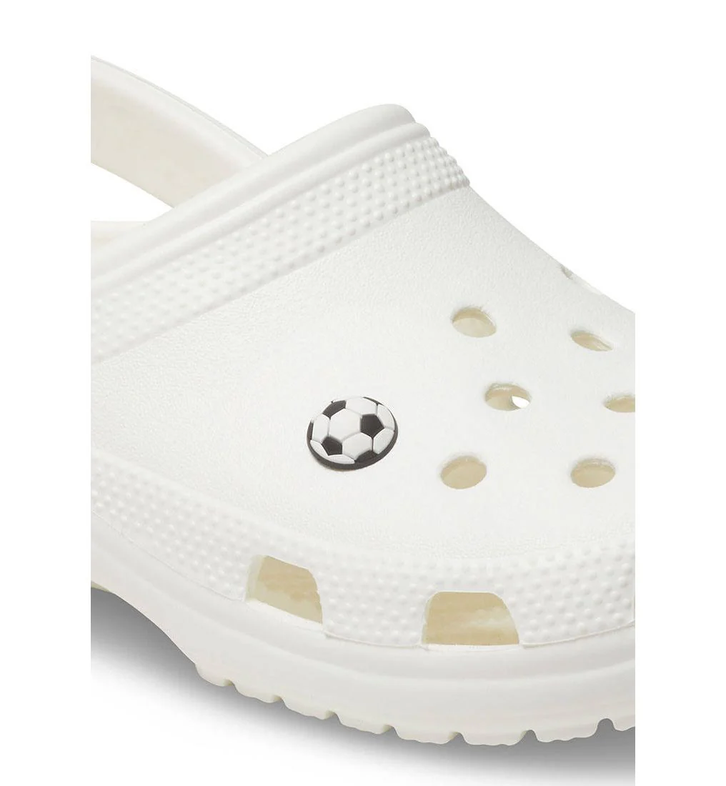 CROCS Jibbitz Soccerball Shoe Charms - Multi Color - ONE SIZE