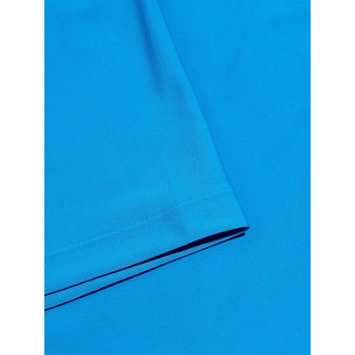 SPEEDO Printed Short Sleeve Men's Swim Shirt - Blue - 2XL (UK SIZE)