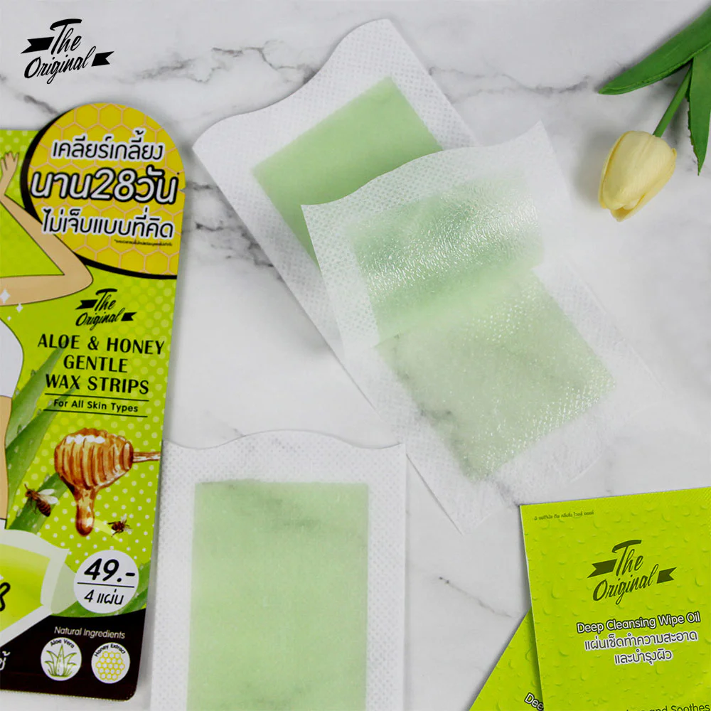 The original Aloe And Honey Gentle Wax Strips 16.9 г