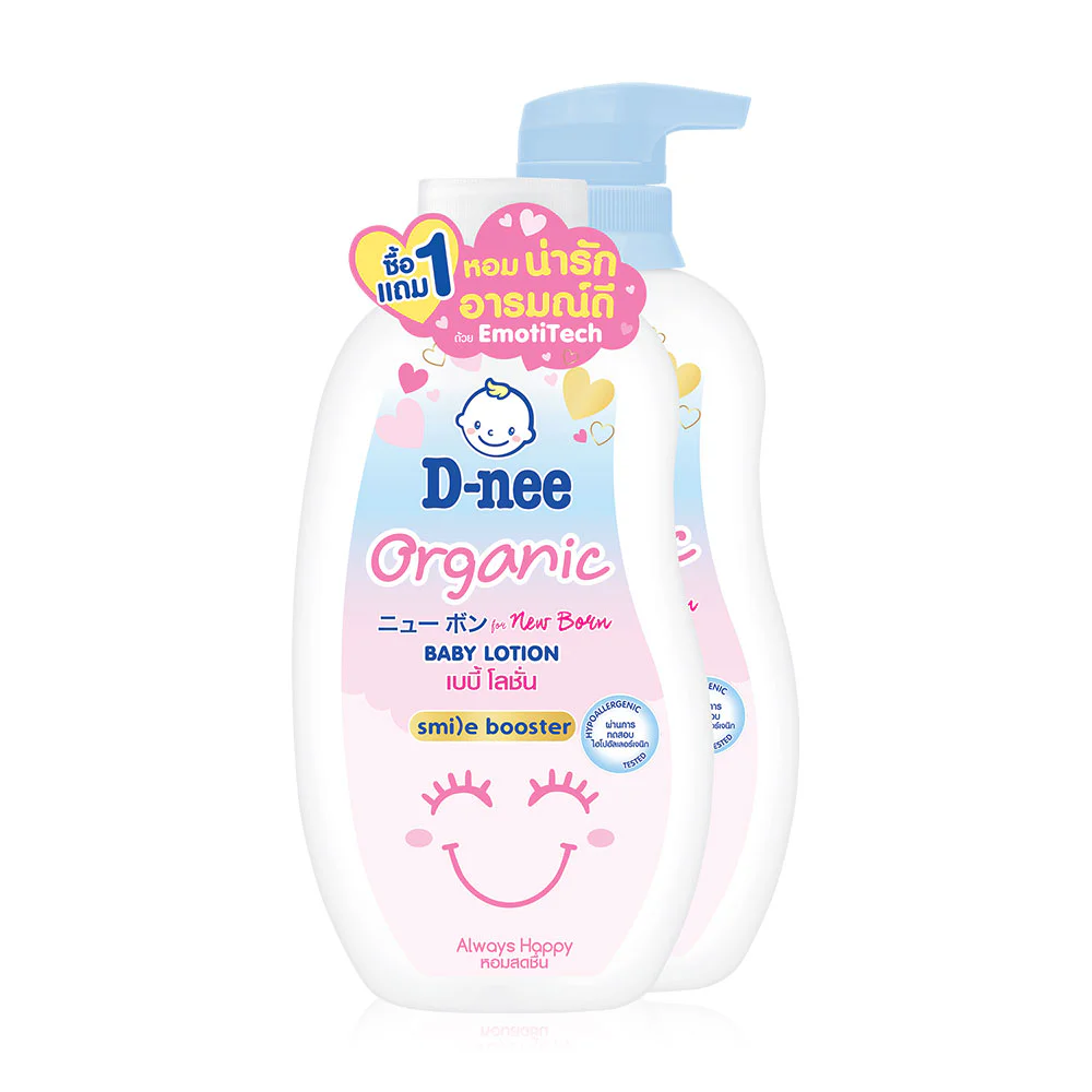 D-nee Organic Baby Lotion For Newborn Always Happy 300 мл [Free! Lotion Sensitive Skin 300 мл ] — Sensitive