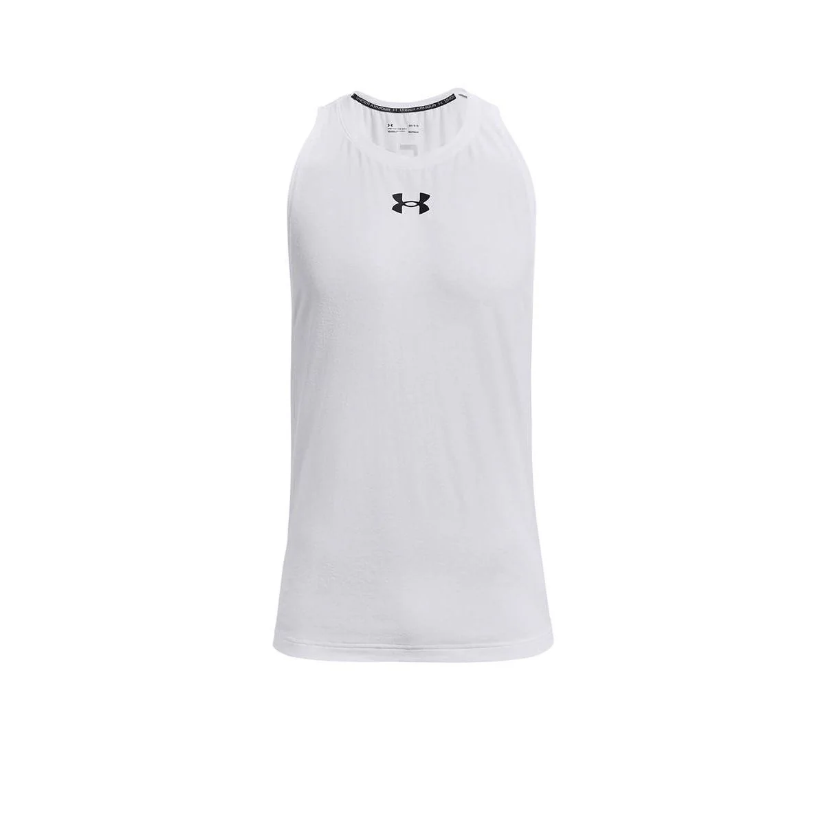 Under Armour Baseline Cotton Men's Basketball Tank — цвет белый, размер 2XL (американский размер)