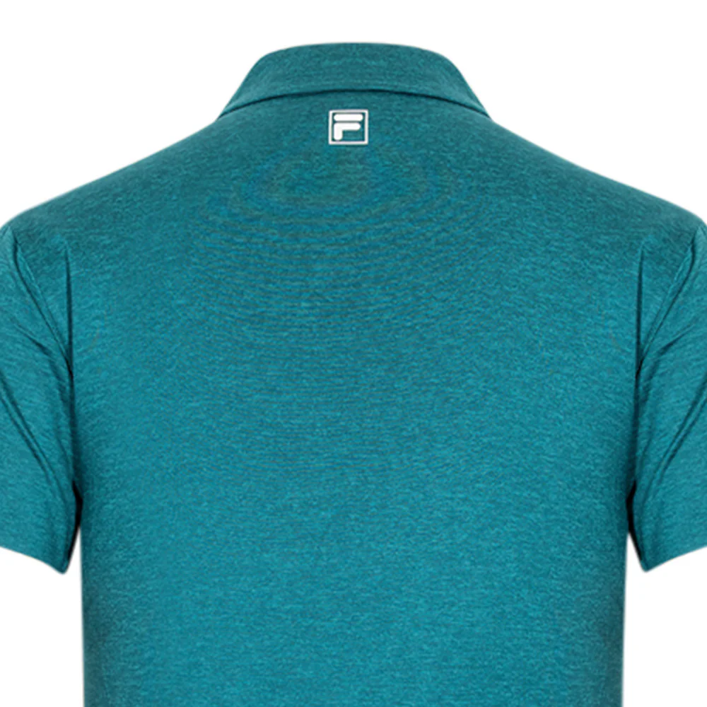 FILA Iconic Men's Training Polo Shirt - Green - 2XL (US SIZE)