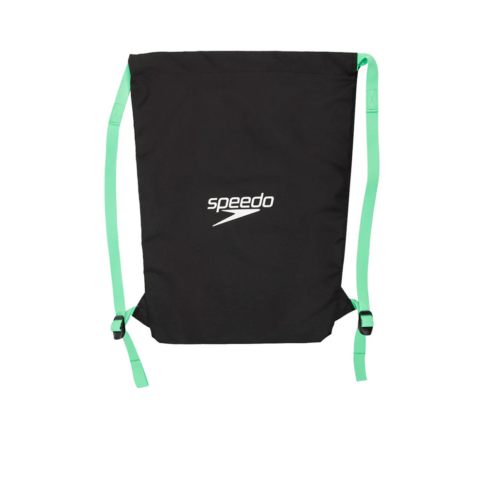 SPEEDO Pool Unisex Gym Sack - Black - ONE SIZE