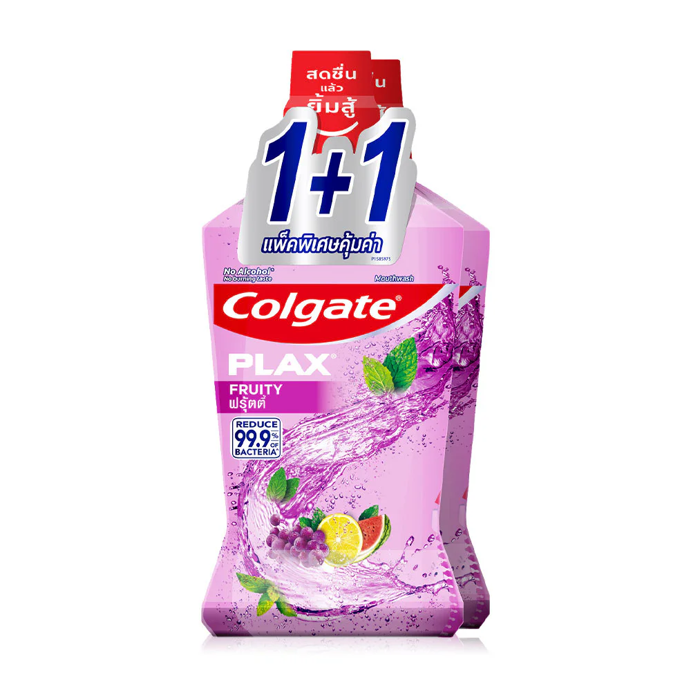 Colgate Plax Fruity Mouthwash [750 мл x 2pcs] — Fruity
