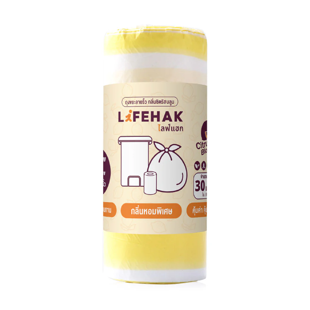 Lifehak Garbage Bag 18x22 inches — Citrus Bloom, 30pcs