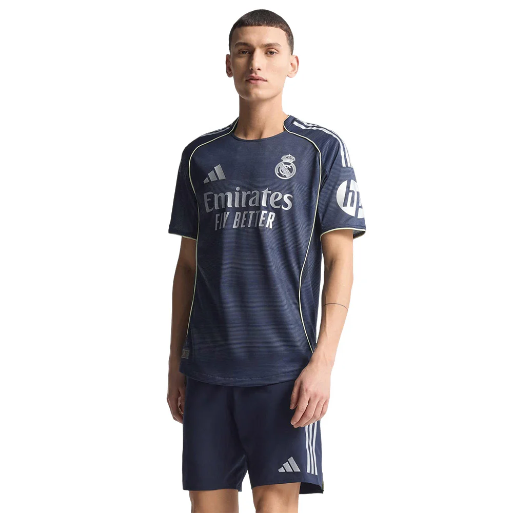 ADIDAS Men's Real Madrid Away Authentic 2025/26 Jersey - Blue - 2XL (UK SIZE)