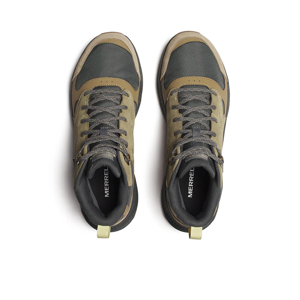 MERRELL Tempo Sol Mid Waterproof Men's Hiking Shoes - Brown - US 10