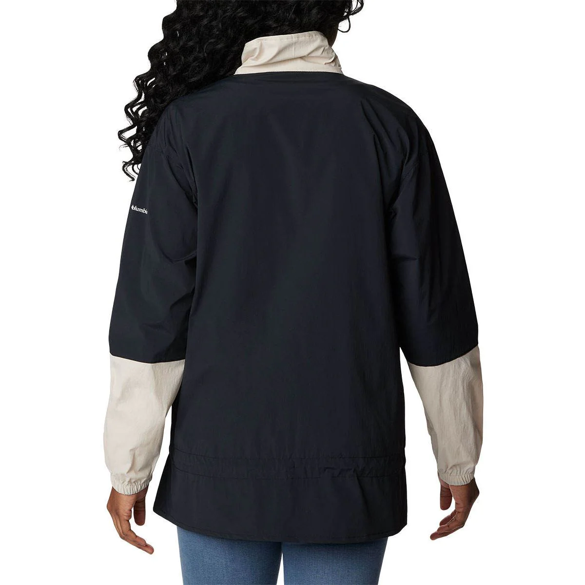 COLUMBIA Bondless Trek Anorak Women's Jacket - Black - L (US SIZE)