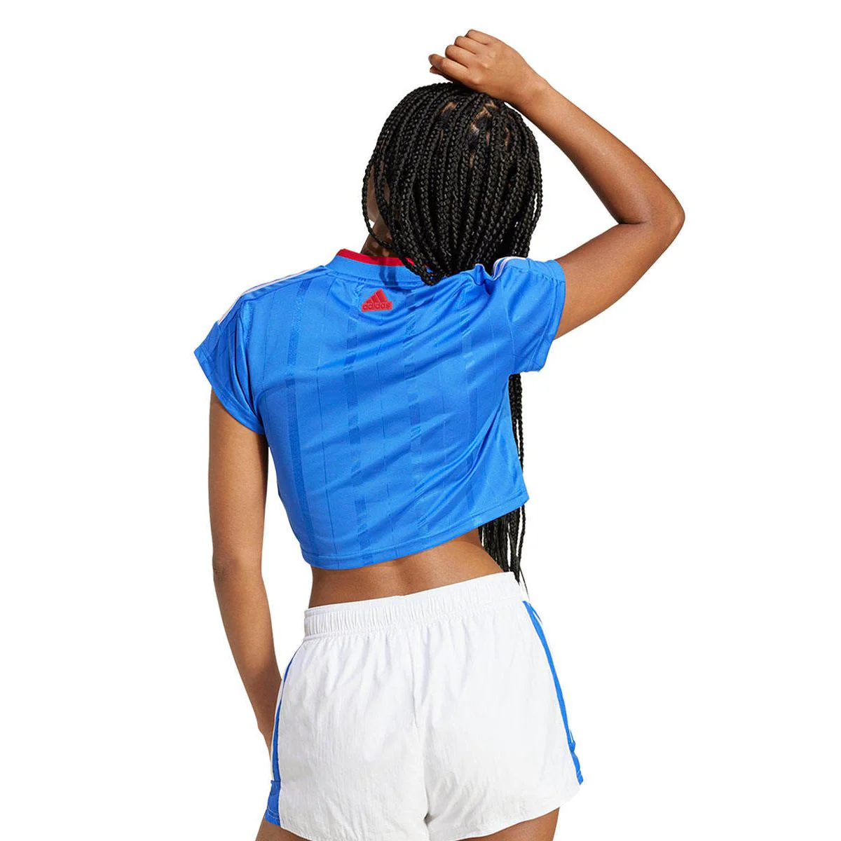ADIDAS Tiro Cut 3-Stripes Crop Women's Football T-Shirt