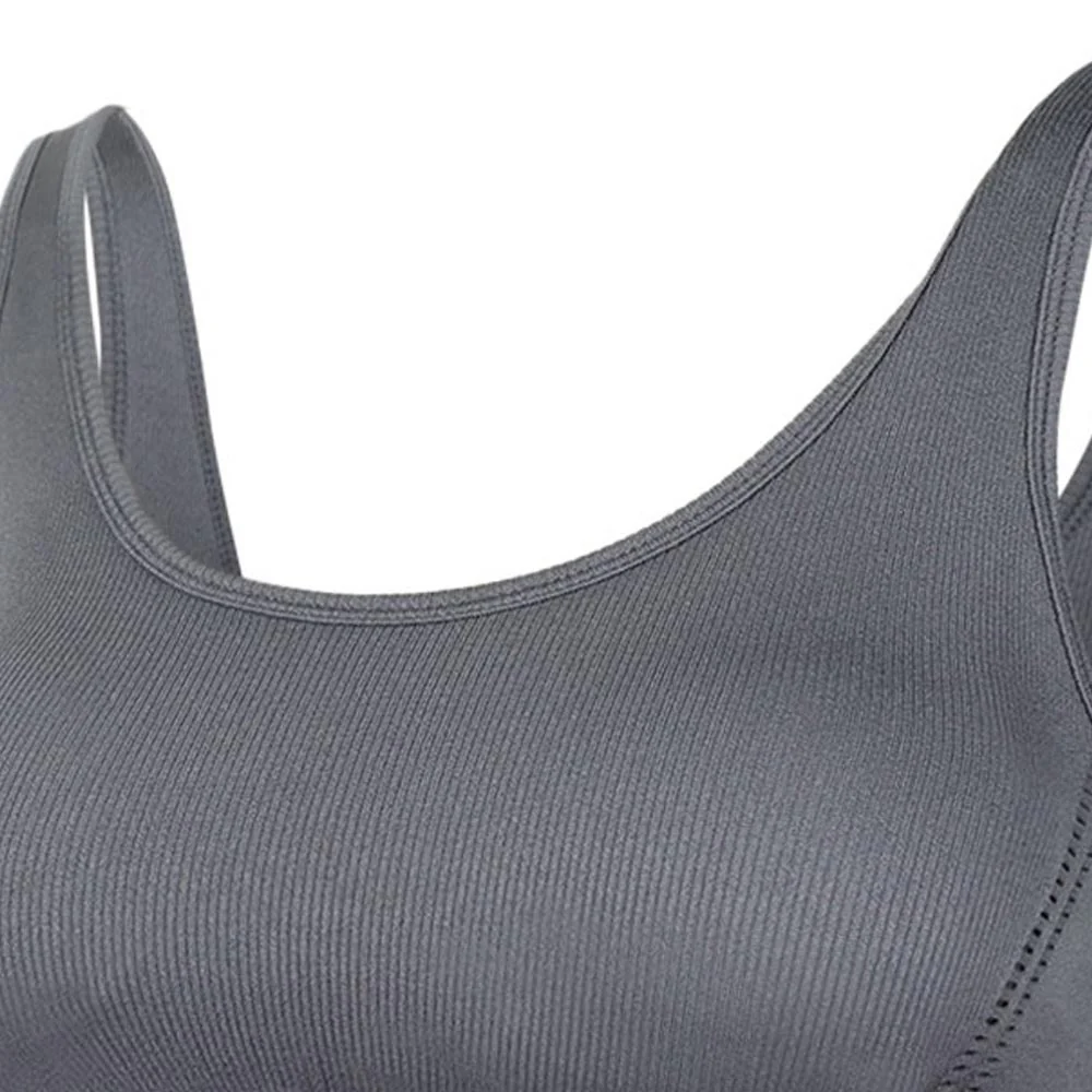 SPIKE Grey Women's Running Sports Bra