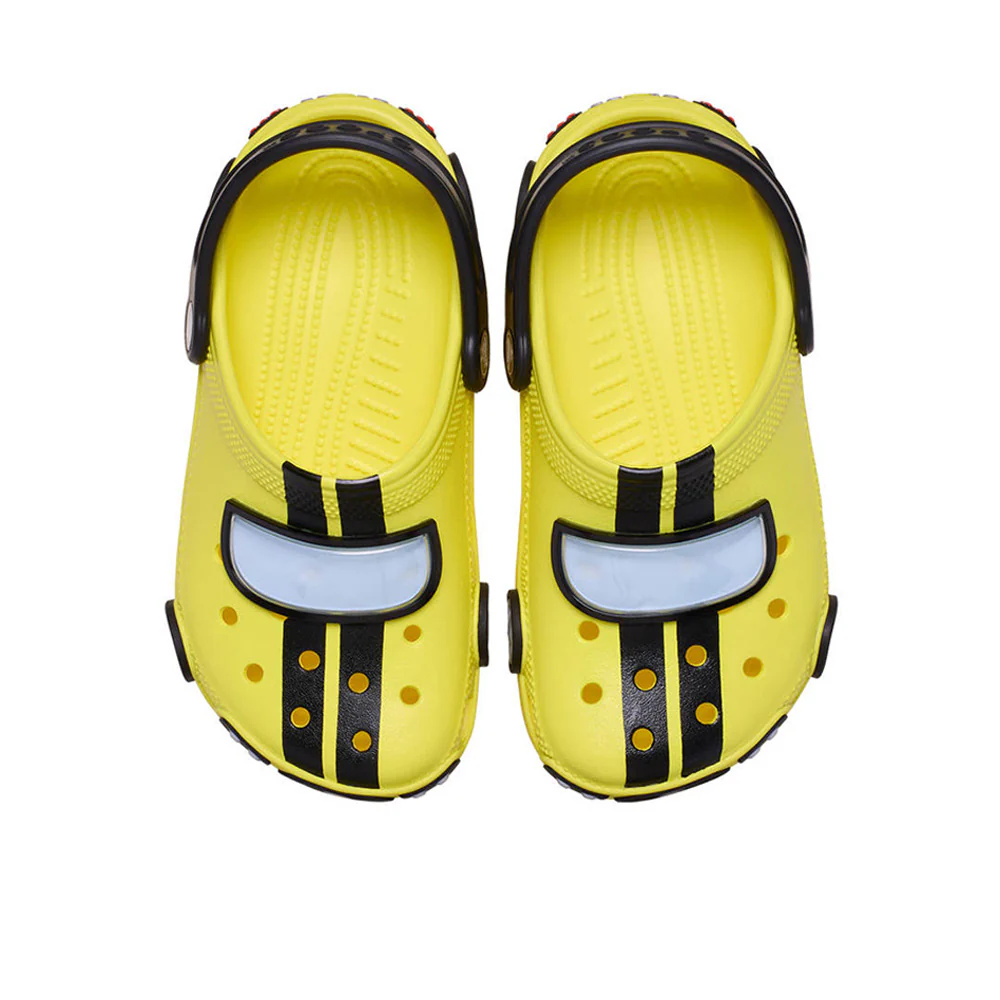 CROCS Classic IAM Race Car Clog Kids Lifestyle Shoes - Yellow - US C11