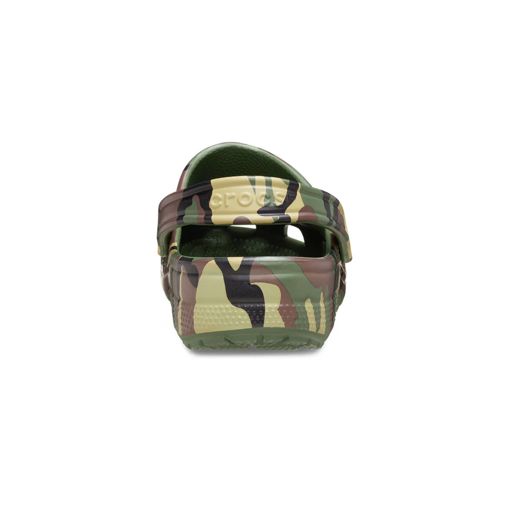 CROCS Camouflage Classic Clog Unisex Lifestyle Shoes - Green - M10/W12