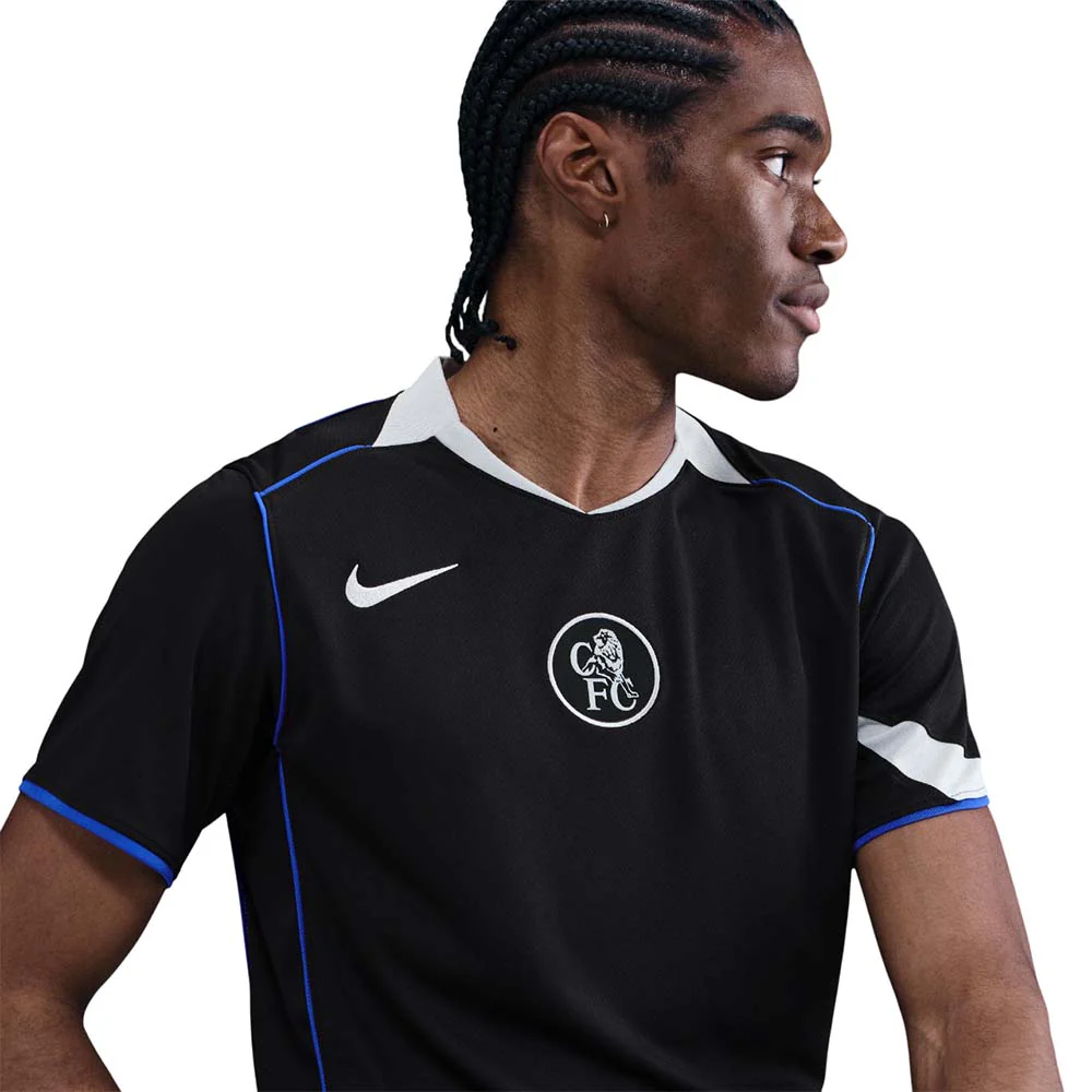 NIKE Men's Chelsea FC Third Stadium 2025/26 Jersey - Black - 2XL (US SIZE)