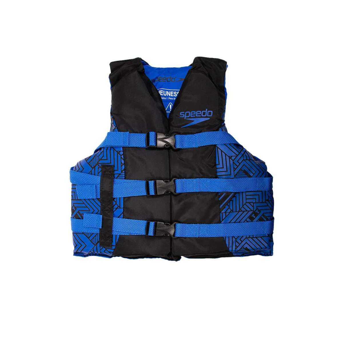 SPEEDO Child Universal Nylon PFD Kids Life Vest - Black - ONE SIZE