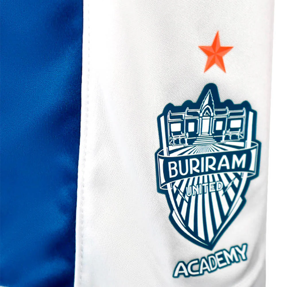 UMBRO Men's Buriram United Academy Away 2024/25 Football Shorts - White - 3XL (US SIZE)