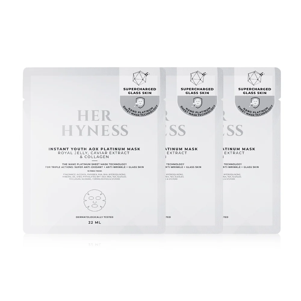 HER HYNESS Instant Youth Aox Platinum Mask [22ml x 3pcs]