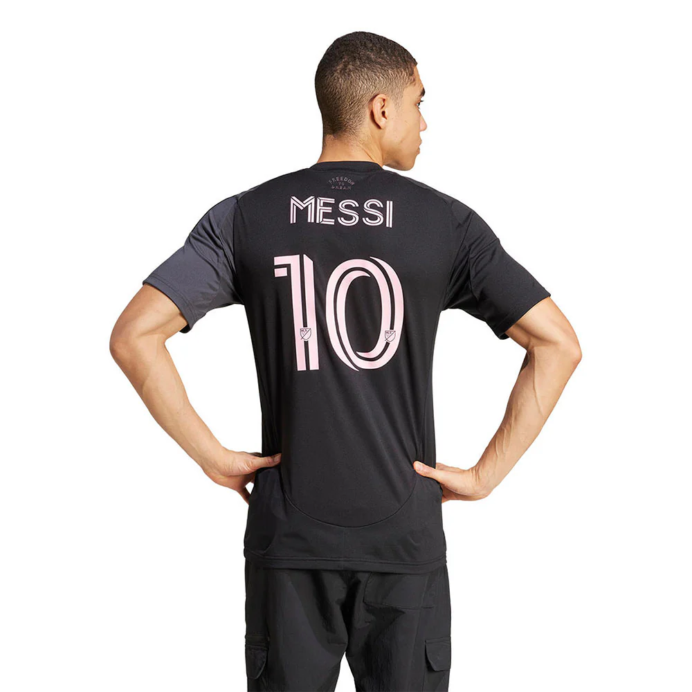 ADIDAS Men's Inter Miami CF Messi Away 2025/26 Jersey - Black - 2XL (UK SIZE)