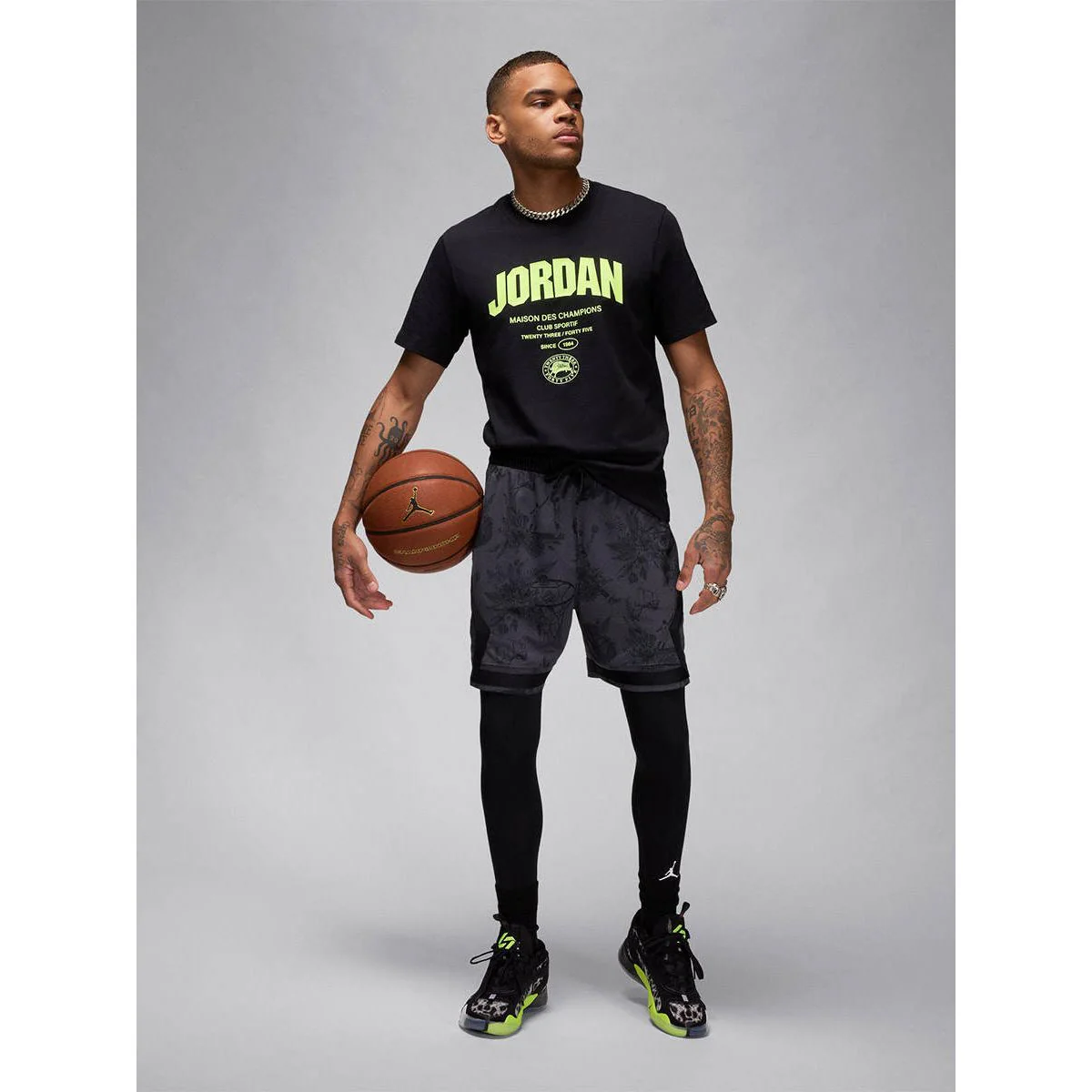 NIKE Jordan Sport Dri-FIT Men's Basketball T-Shirt - Black - 2XL (US SIZE)