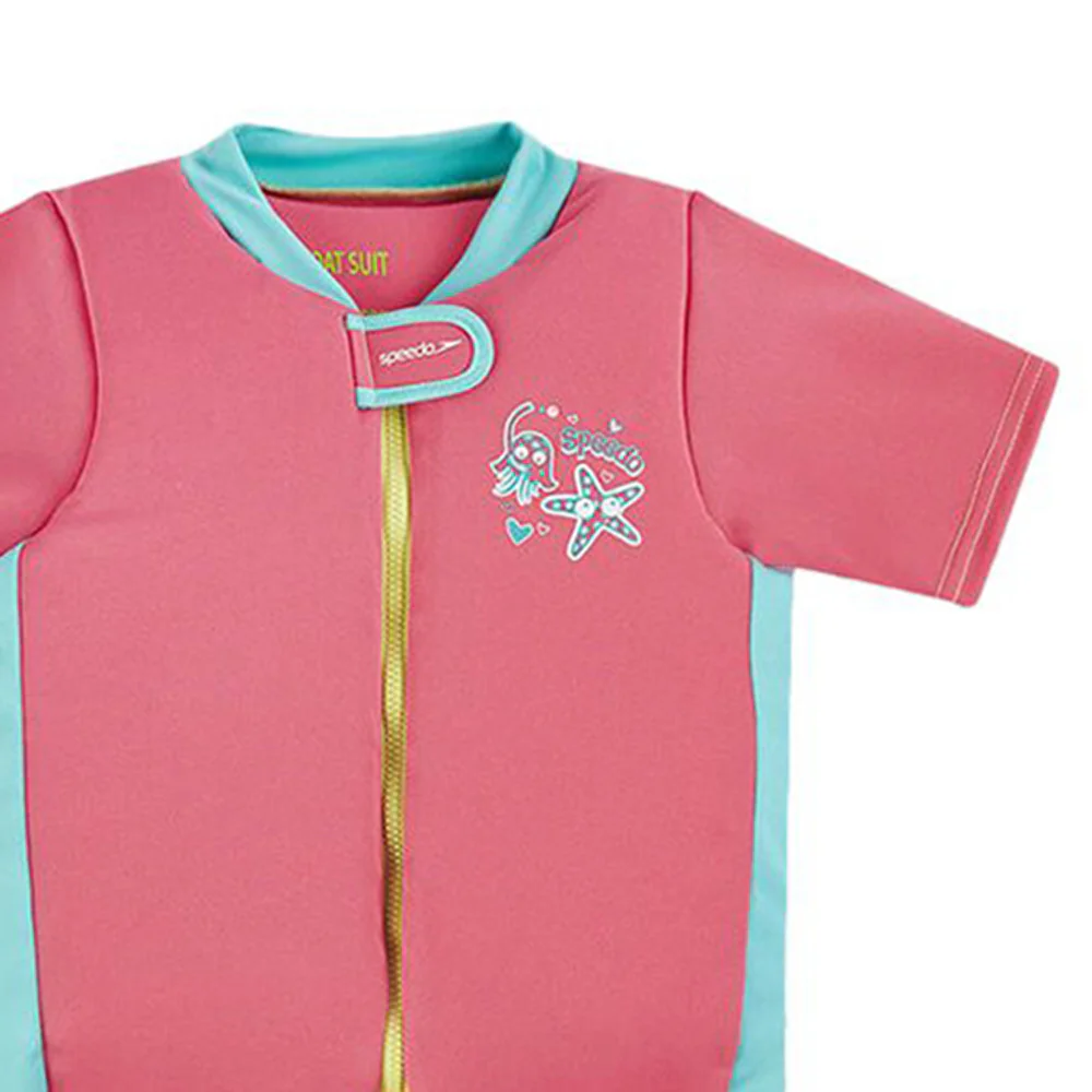 SPEEDO Sea Squad Float Suit Kids Swimsuit - Pink - 2-3 YEARS