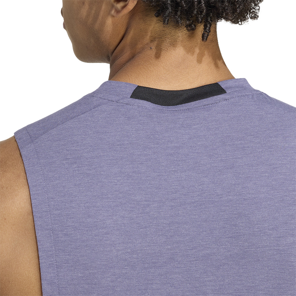 ADIDAS Designed for Training Workout Men's Training Tank - Purple - 2XL (ASIAN SIZE)