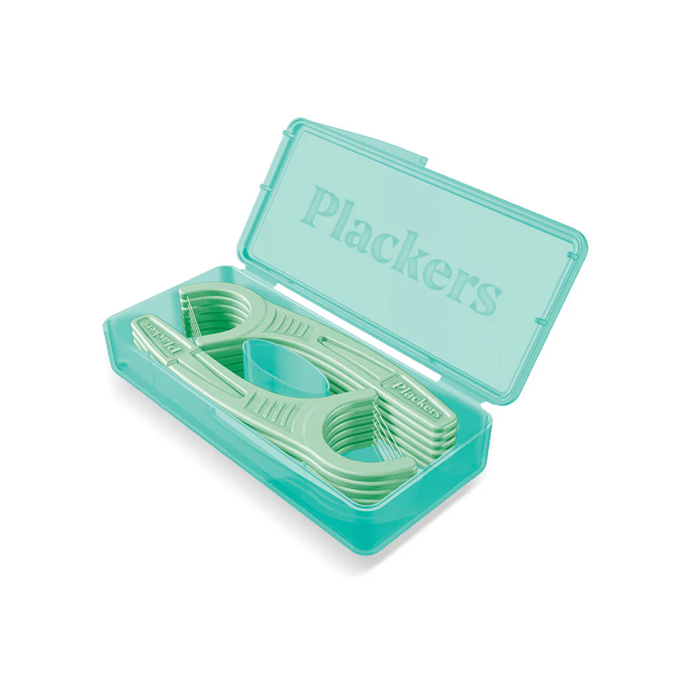 Plackers Flosser Micro Mint Travel [12 Counts]