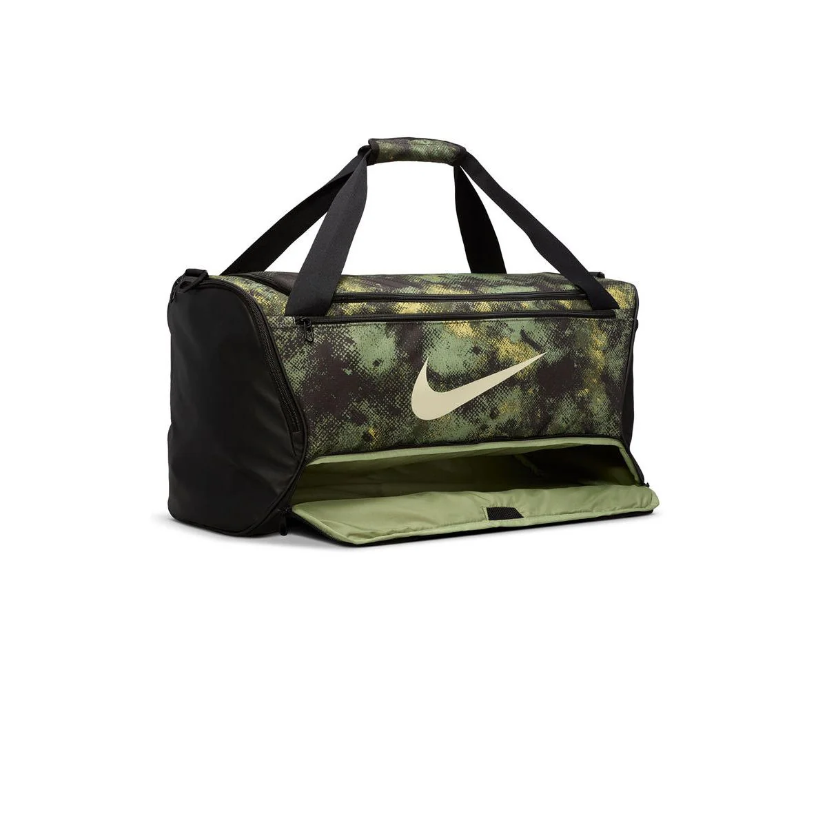 Nike Brasilia Unisex Duffel Bag — цвет зеленый, размер единый размер